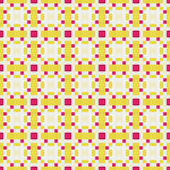 Abstract Cross Pattern generative computational art illustration