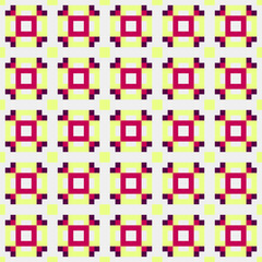 Abstract Cross Pattern generative computational art illustration