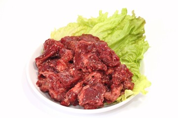 牛ハラミ（焼肉用・たれ漬け）