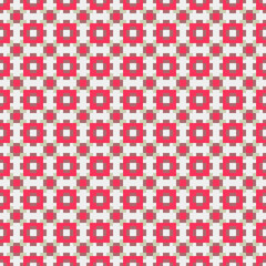 Fototapeta premium Abstract Cross Pattern generative computational art illustration