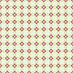 Abstract Cross Pattern generative computational art illustration