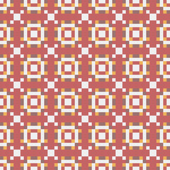 Abstract Cross Pattern generative computational art illustration
