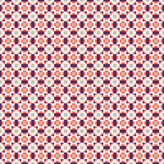 Fototapeta premium Abstract Cross Pattern generative computational art illustration