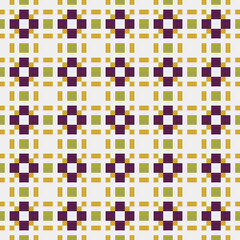 Abstract Cross Pattern generative computational art illustration