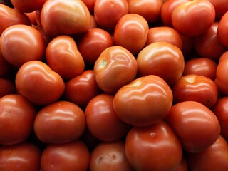 Fresh Fruits and Vegetables in a supermarket