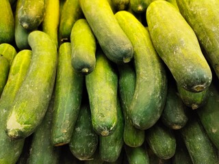 Fresh Fruits and Vegetables in a supermarket