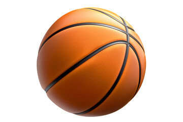 Basketball ball isolated on white background