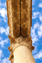 The ancient city of Palmerya in the Syrian desert in 2020