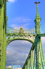 Liberty Bridge (Szabadsag Hid), Budapest, Hungary