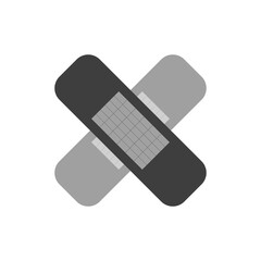 vector medical plaster on white isolate. EPS10