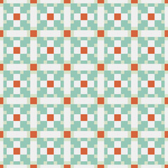 Abstract Cross Pattern generative computational art illustration