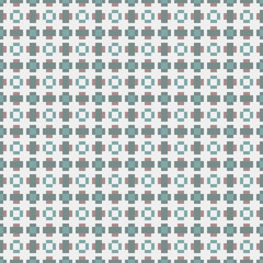 Fototapeta premium Abstract Cross Pattern generative computational art illustration