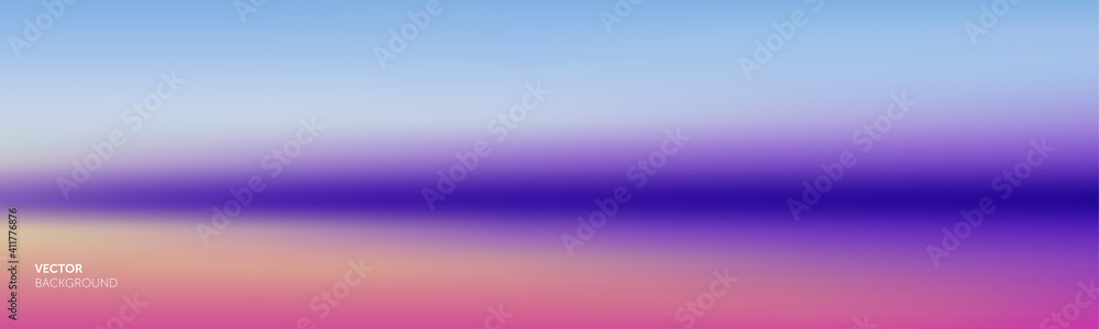 Poster gradient background, purple color abstract blend mesh, vector blurred soft blue color gradation effe