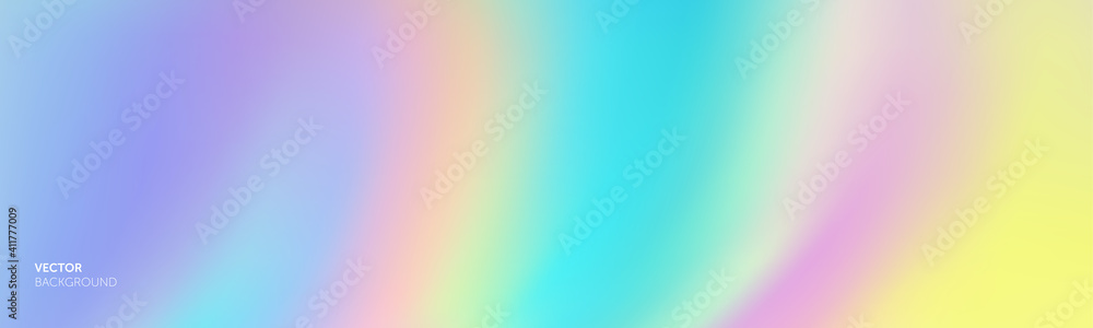 Poster gradient background, color gradation vector abstract mesh blend of purple soft bright and holographi