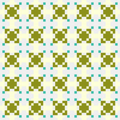 Abstract Cross Pattern generative computational art illustration