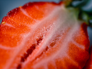 close up of strawberry