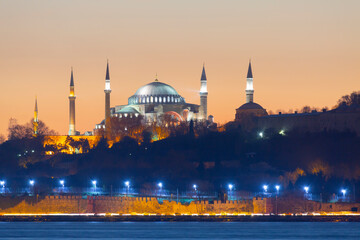 istanbul maidens tower and city 