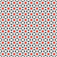 Fototapeta premium Abstract Cross Pattern generative computational art illustration