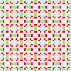 Abstract Cross Pattern generative computational art illustration