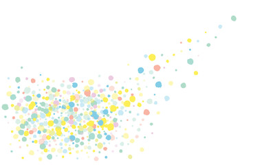 Pastel Splash Effect White Background. Festival
