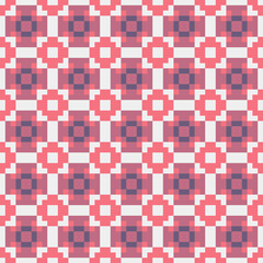 Abstract Cross Pattern generative computational art illustration