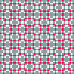 Fototapeta premium Abstract Cross Pattern generative computational art illustration