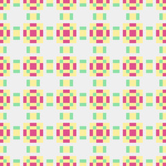 Abstract Cross Pattern generative computational art illustration
