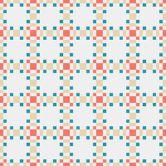Abstract Cross Pattern generative computational art illustration