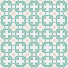 Abstract Cross Pattern generative computational art illustration