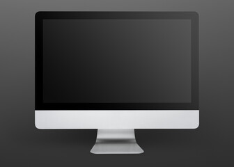 Computer monitor mockup digital device