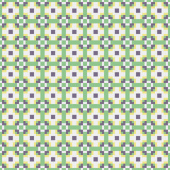 Abstract Cross Pattern generative computational art illustration