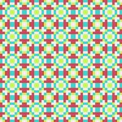 Abstract Cross Pattern generative computational art illustration