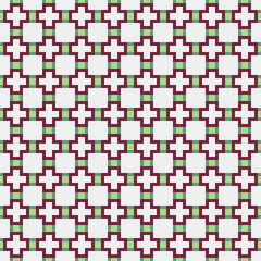 Abstract Cross Pattern generative computational art illustration