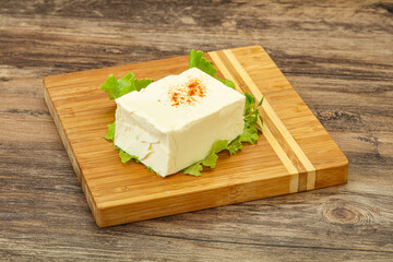 Greek traditional soft feta cheese