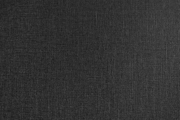 Fototapeta na wymiar black fabric texture, dark gray surface background