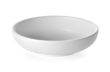 White bowl isolated on white background