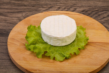 Delicous Brie round soft cheese