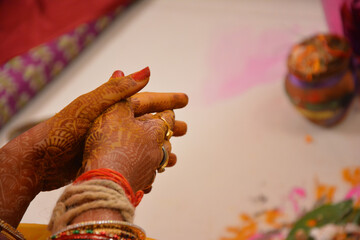 wedding haldi and mahendi