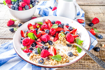 Breakfast granola or muesli
