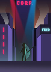 Fototapeta premium Cyberpunk