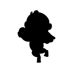 Cupid Valentine Sillhouette