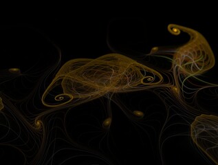 Imaginatory fractal background Image