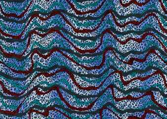 abstract leopard print texture design
