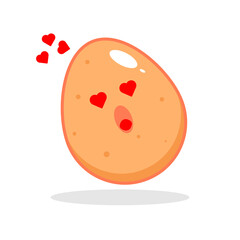 Egg love cute character