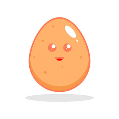 Egg smile cute character