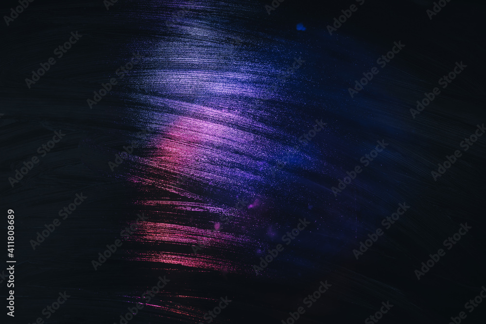 Poster beautiful abstract surreal brush smear green light pastel dark magic. background pattern for design.