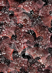 abstract leopard print texture design