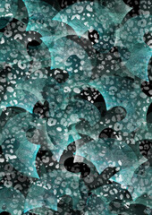 abstract leopard print texture design