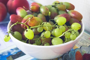 Grapes in a plate