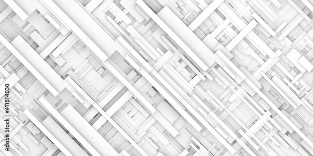 Poster abstract complex 3d geometry block wall structure for artistic background banner and wallpapers.3d i